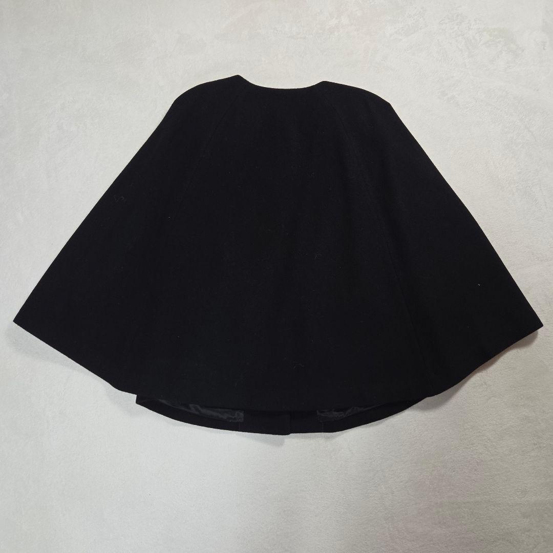 [新品タグ付き]Rose Tiara ポンチョコート 大きいサイズ ブラック