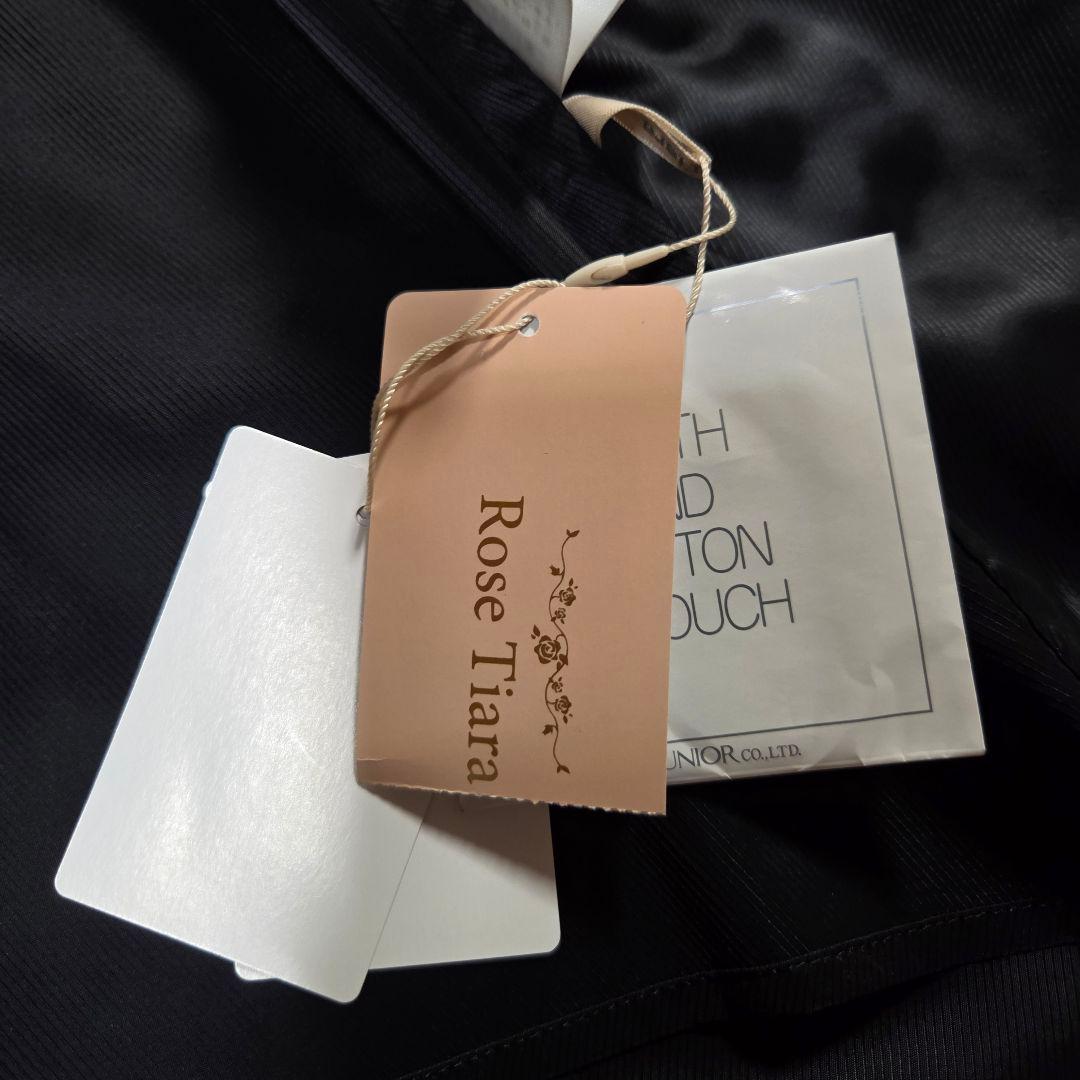 [新品タグ付き]Rose Tiara ポンチョコート 大きいサイズ ブラック