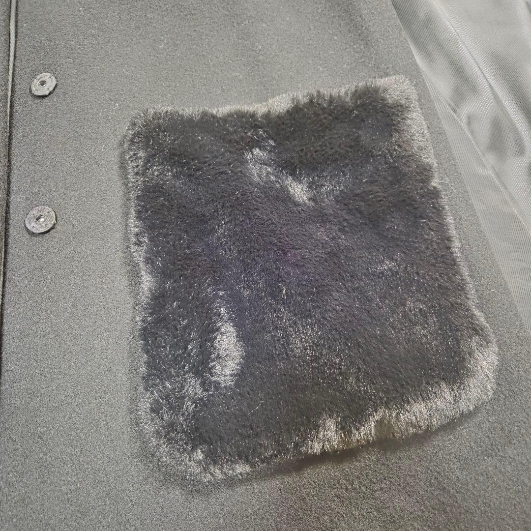 [新品タグ付き]Rose Tiara ポンチョコート 大きいサイズ ブラック