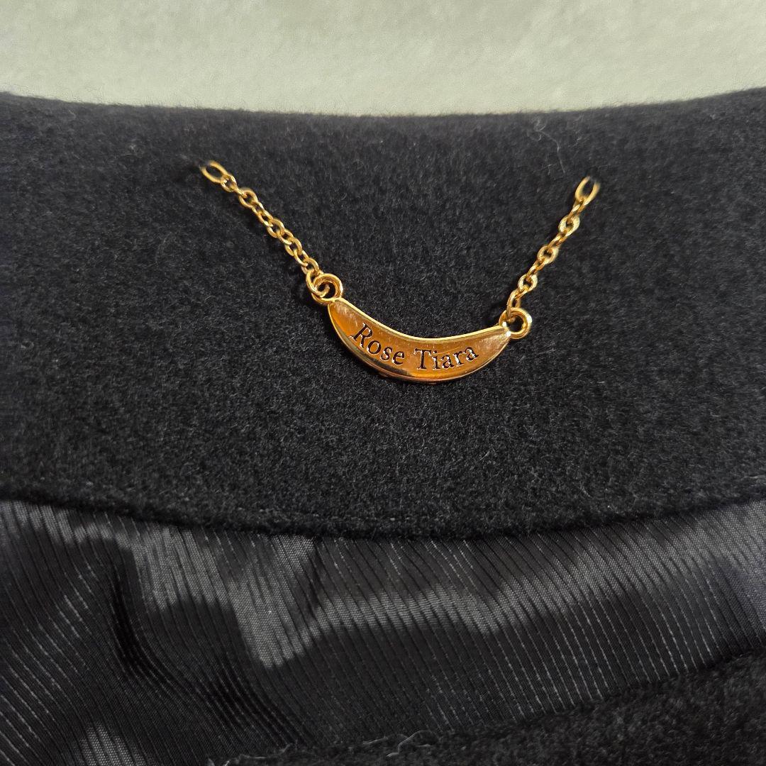 [新品タグ付き]Rose Tiara ポンチョコート 大きいサイズ ブラック