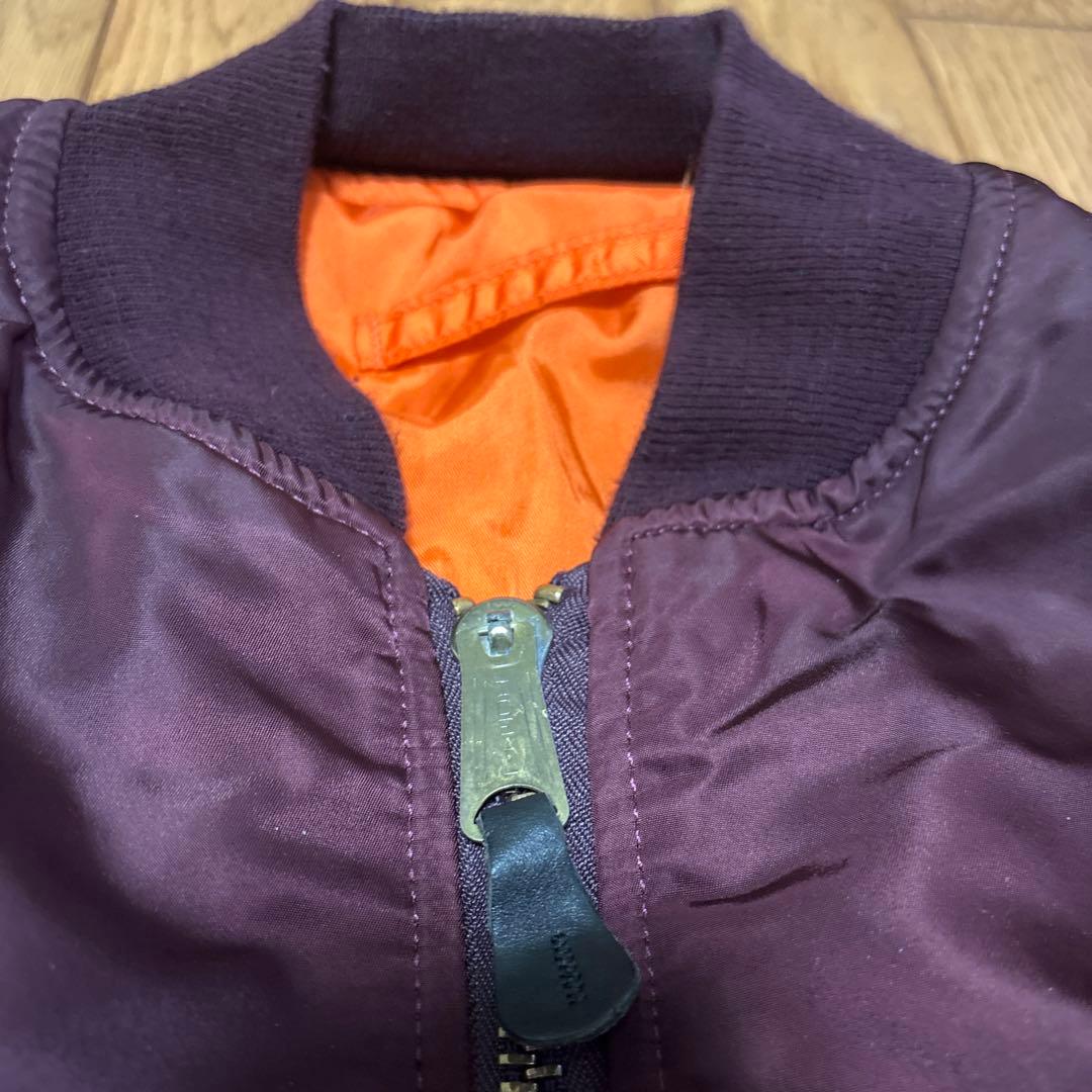 （レア!）民間用　フライトジャケット　レッド　MA-1