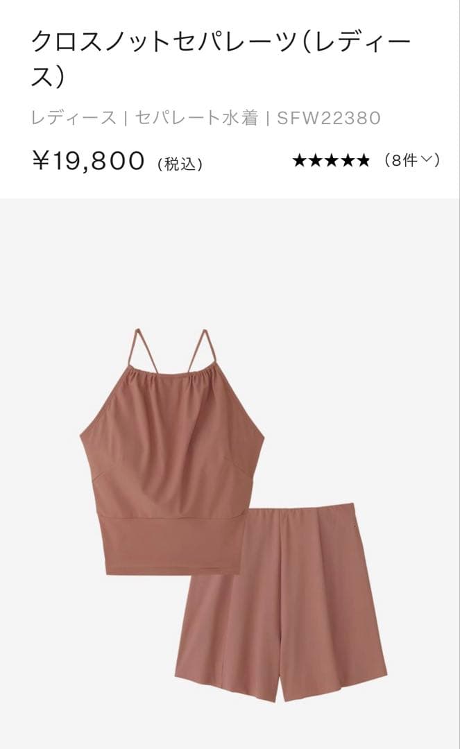 (新品未使用タグ付き)Speedo 水着上下セット　Sサイズ