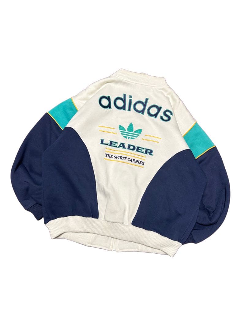 90s adidas アディダス スウェットスタジャン \"LEADER\" 中綿