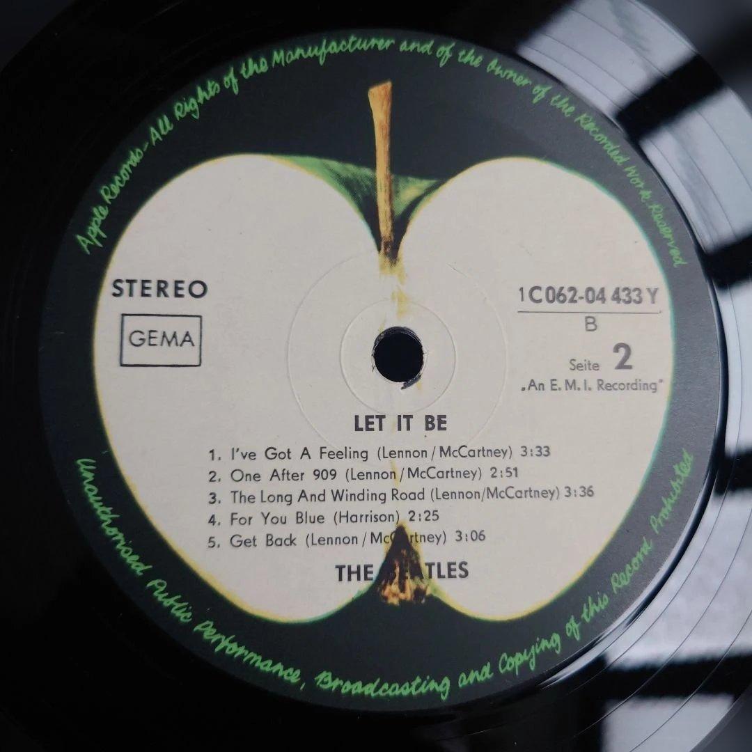 初回ドイツ盤The Beatles LET IT BE 極上美