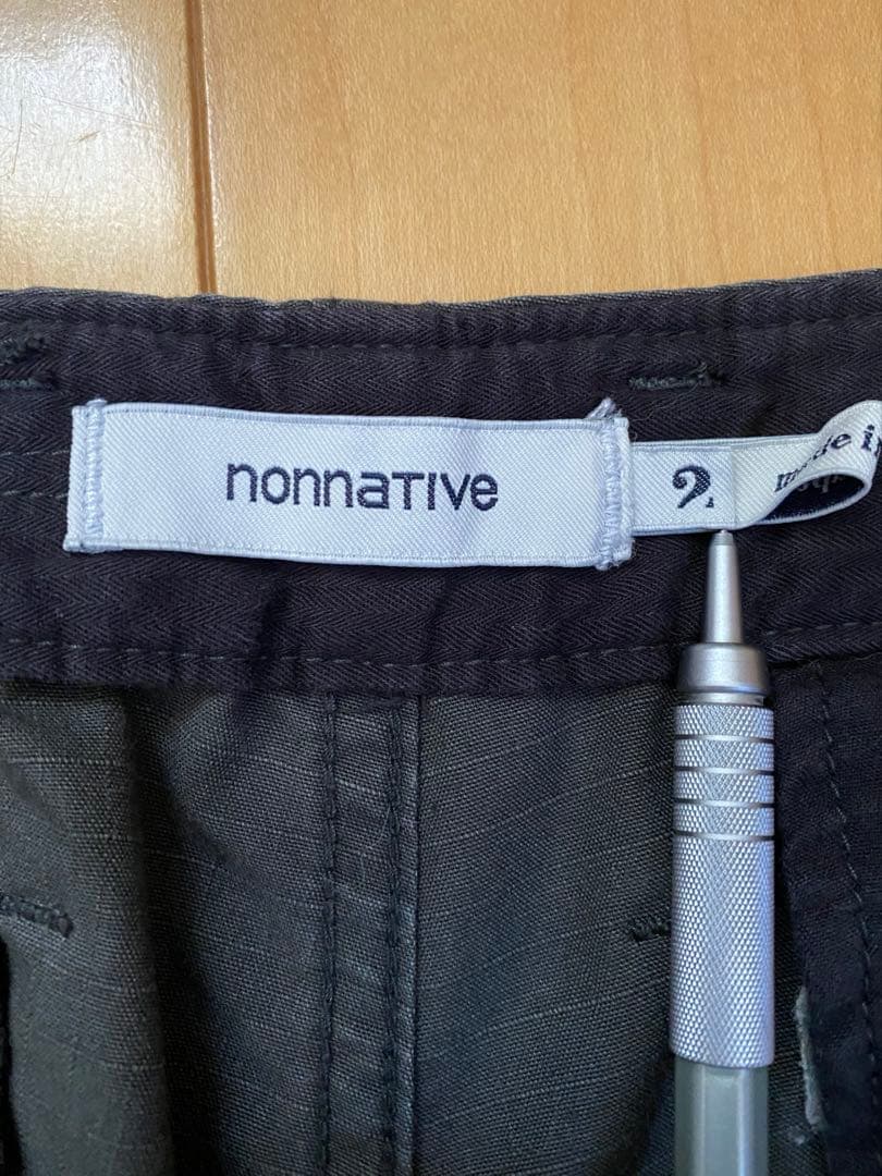 nonnative、カーゴパンツ、ミリタリー、チャコール、2、NN-P3351