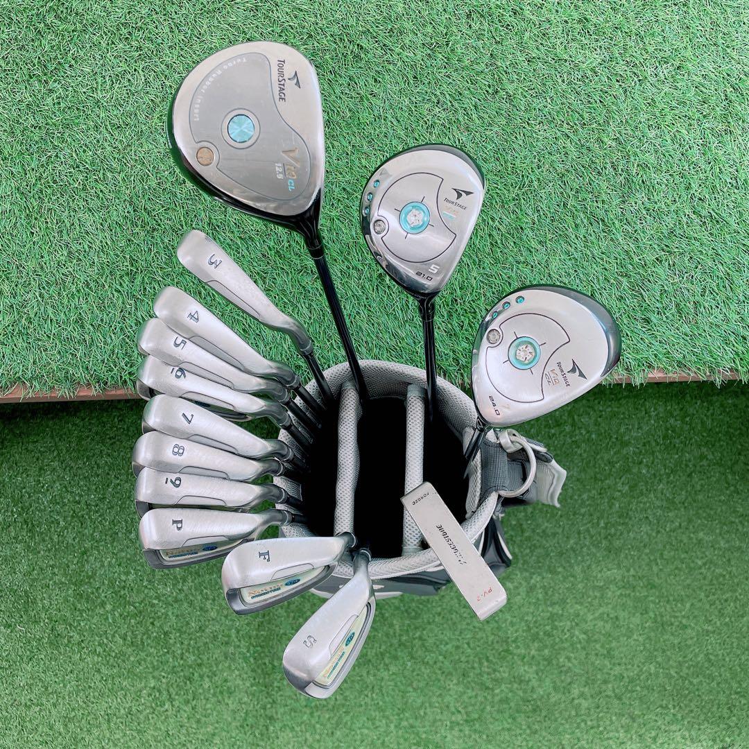 TOURSTAGE ツアーステージ　ゴルフクラブ　メンズセット初心者　N2083