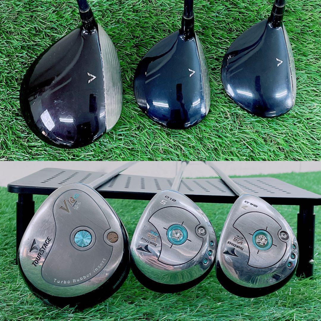 TOURSTAGE ツアーステージ　ゴルフクラブ　メンズセット初心者　N2083
