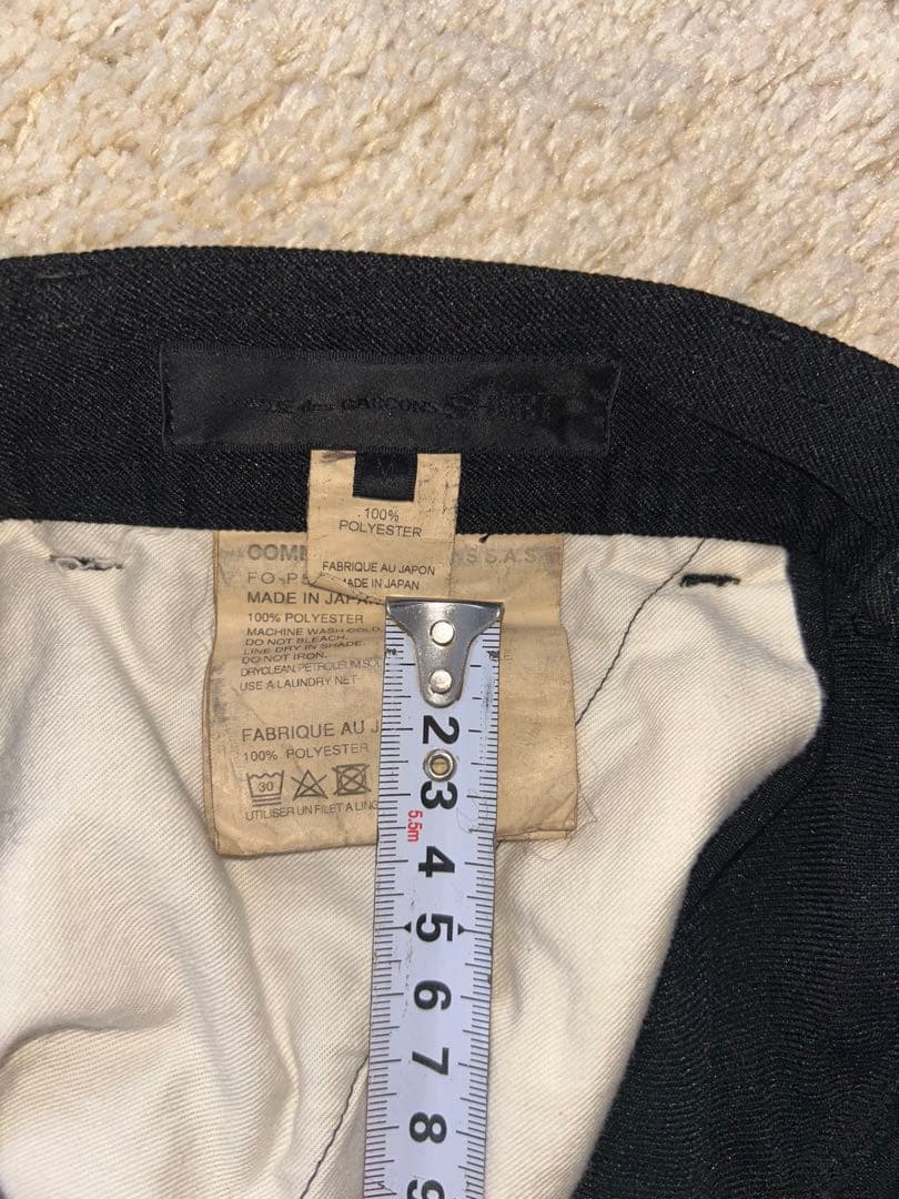d*i様 Comme des garçons shirt ポリ縮絨　パンツ　20