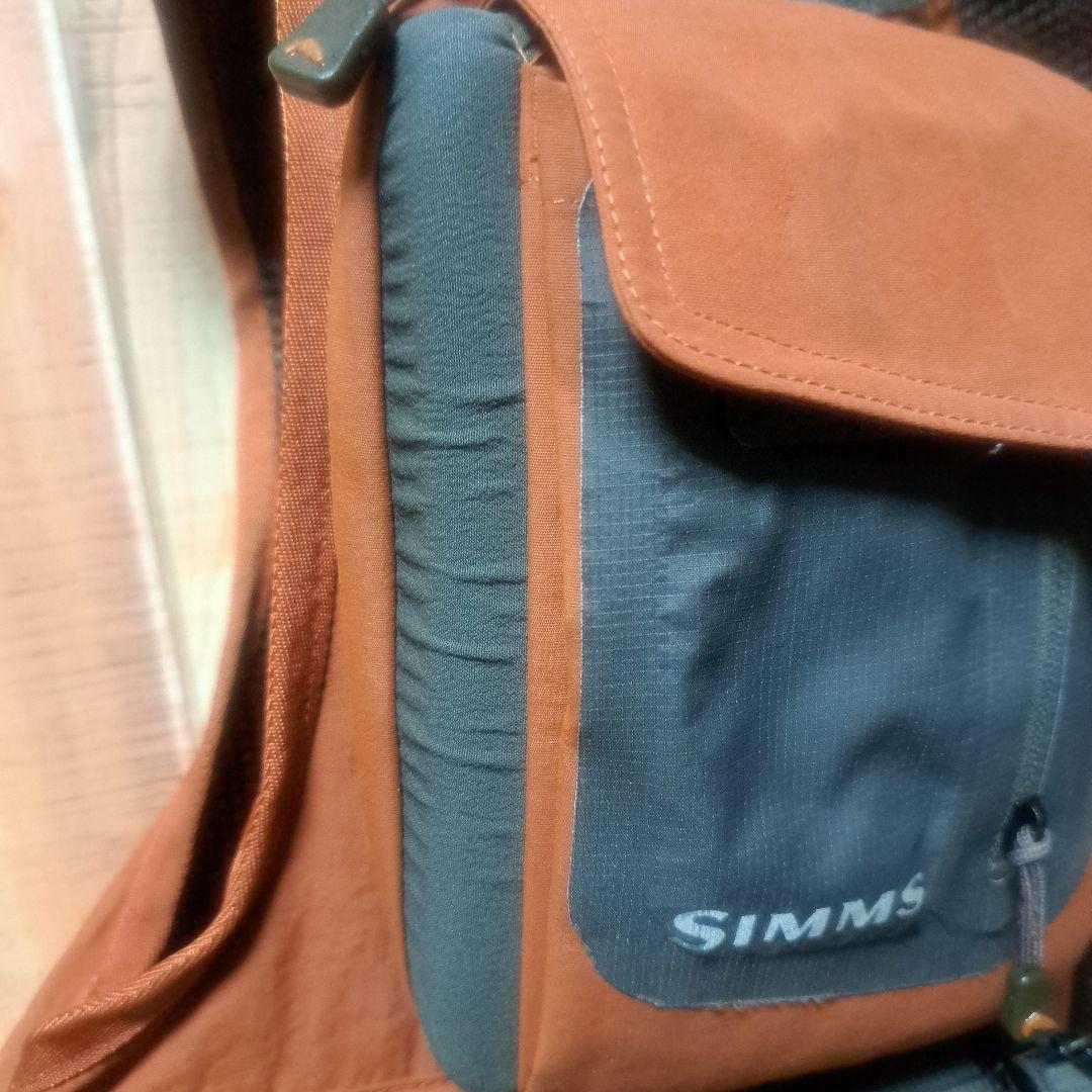 SIMMS G3ガイドベスト　フィッシングベスト シムスオレンジ　Mサイズ