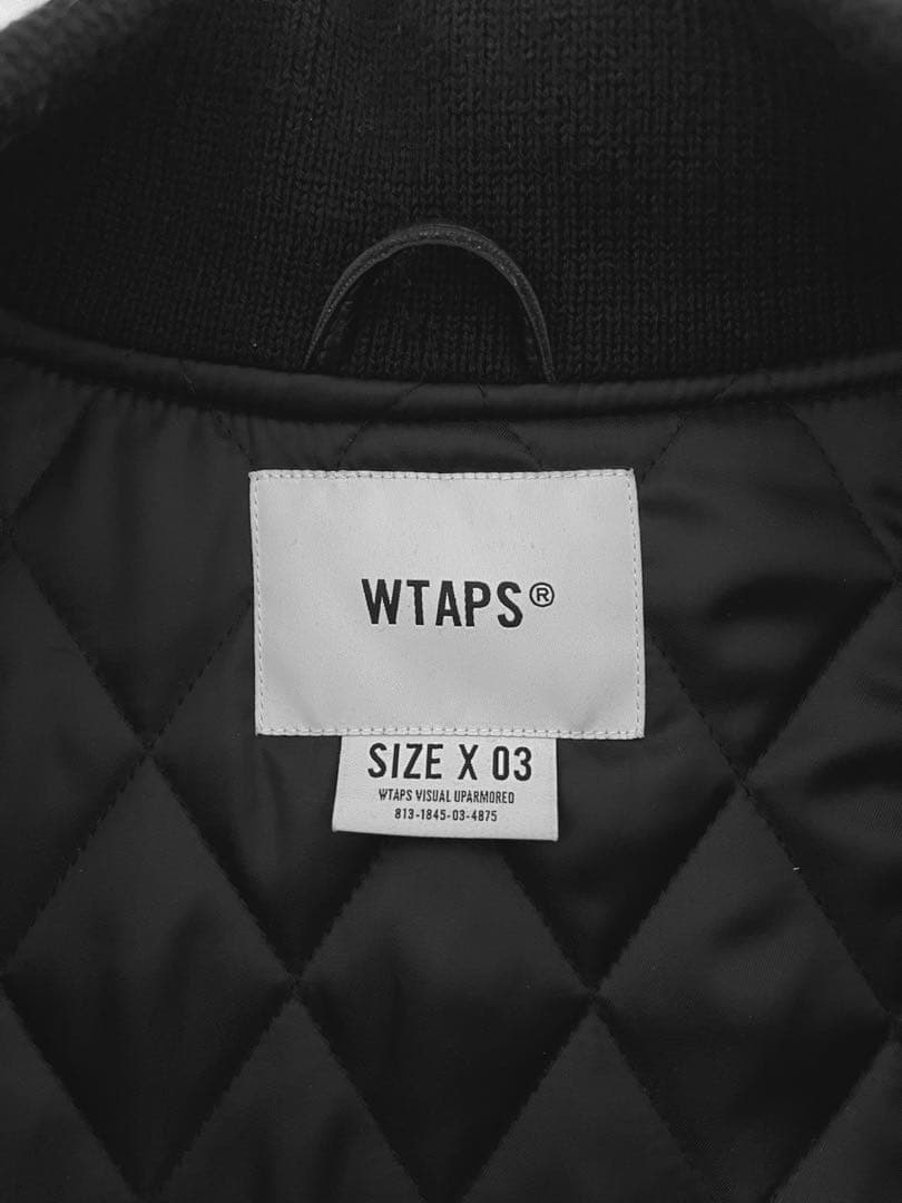 ジャケット・アウター WTAPS VARSITY/JACKET.WOOL. MELTON.TOON!