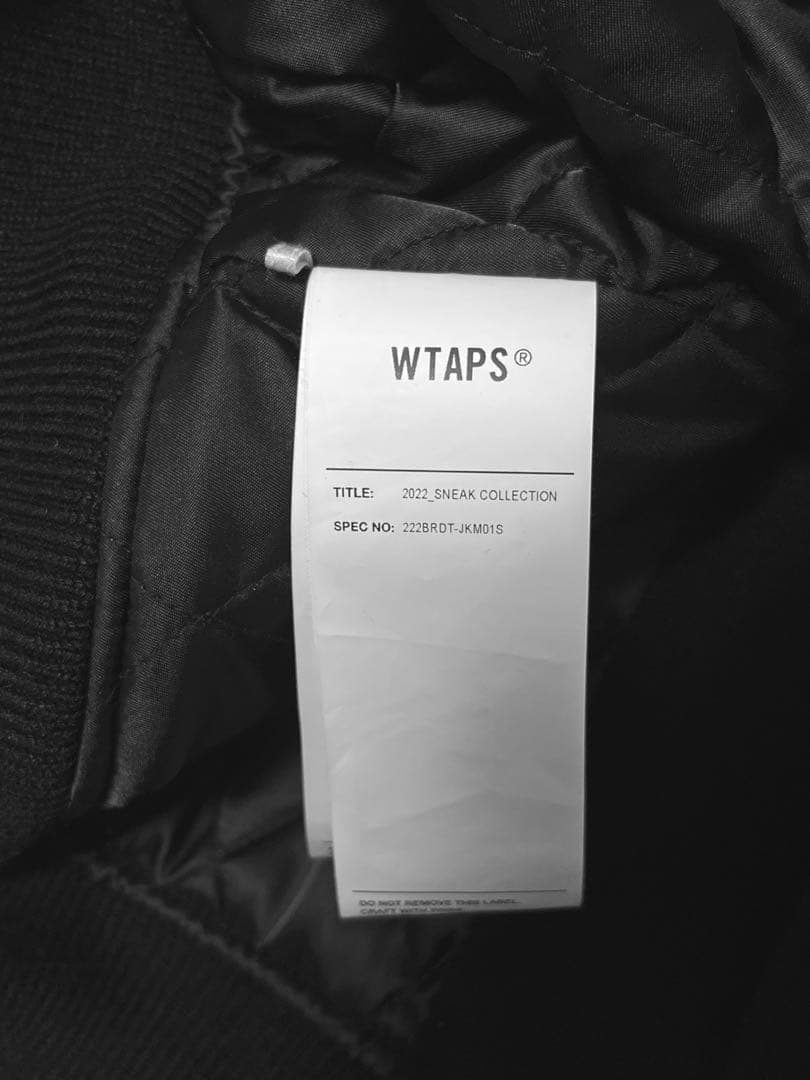 ジャケット・アウター WTAPS VARSITY/JACKET.WOOL. MELTON.TOON!