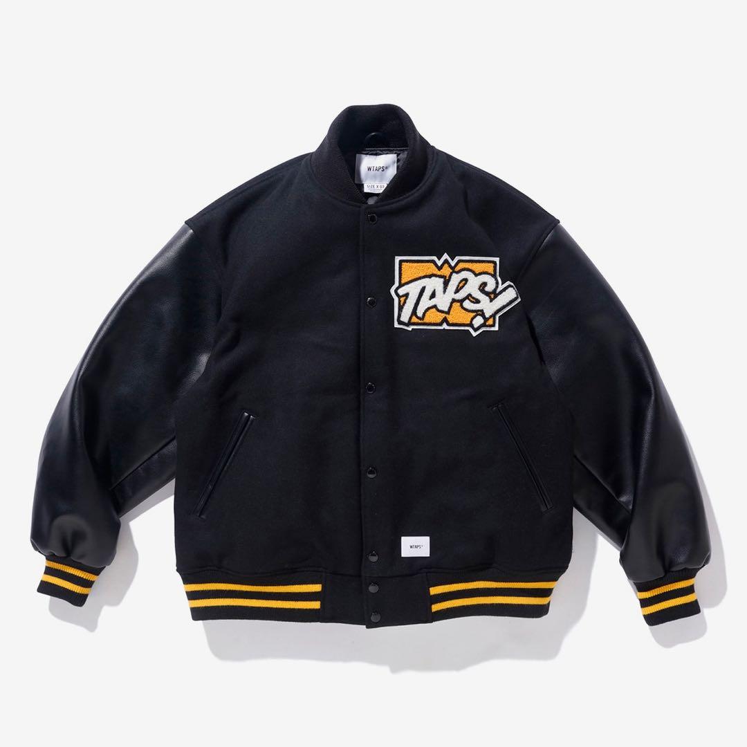 ジャケット・アウター WTAPS VARSITY/JACKET.WOOL. MELTON.TOON!