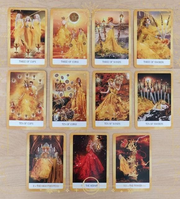 ★正規品タロットカード★異色な美麗デッキ✨7色チャクラ×タロットを融合したデッキ