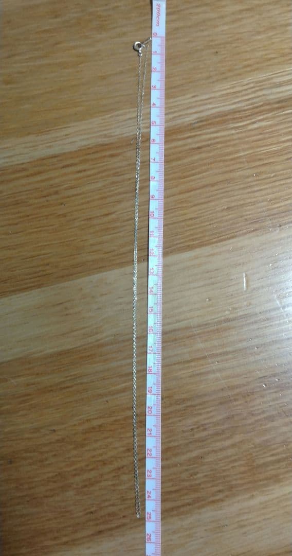 K10 あずきチェーン　太さ0.8mm 長さ50㎝