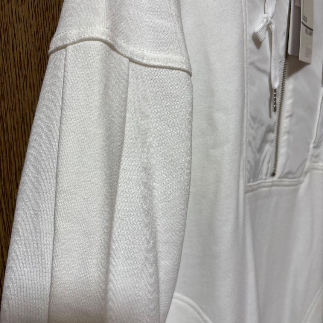 LASUD MILITARYスウェットロングワンピース　ヤマダヤ　綿　ホワイト