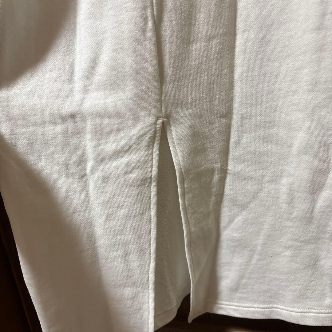 LASUD MILITARYスウェットロングワンピース　ヤマダヤ　綿　ホワイト