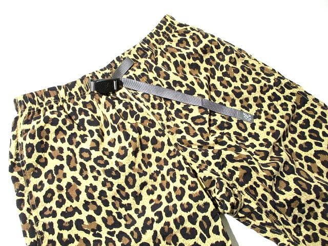 希少品■グラミチ　レオパード柄　リブパンツ　ヒョウ柄　Gramicci　Lサイズ