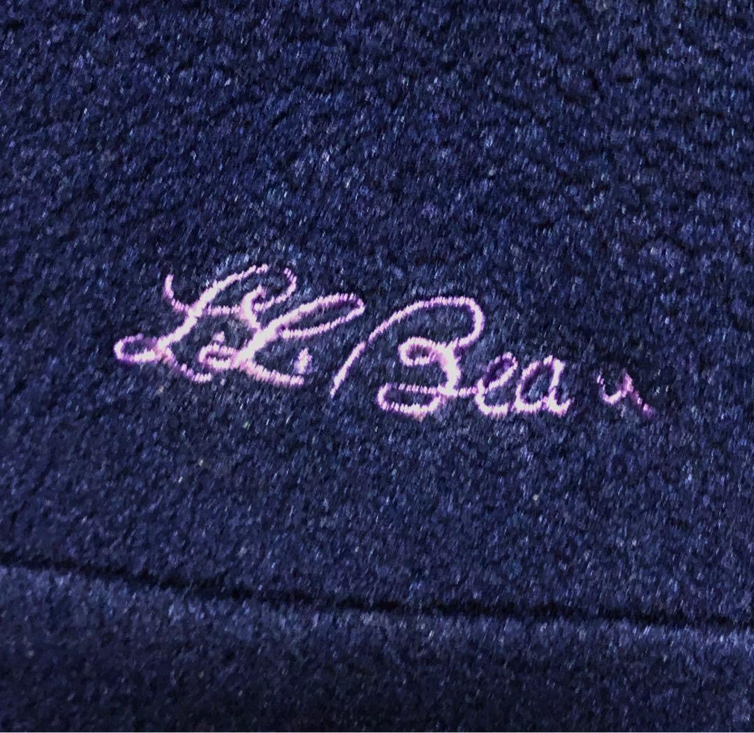 ■’80s■L.L.Bean■キッズ　ハーフスナップフリースジャケット■Mサイズ