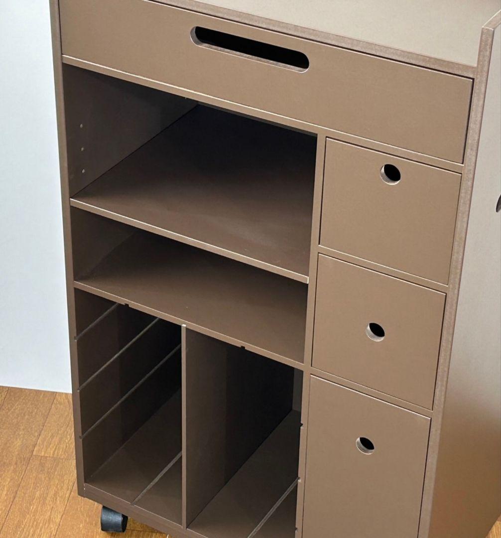 キッチンワゴン 　no3474ダークブラウン