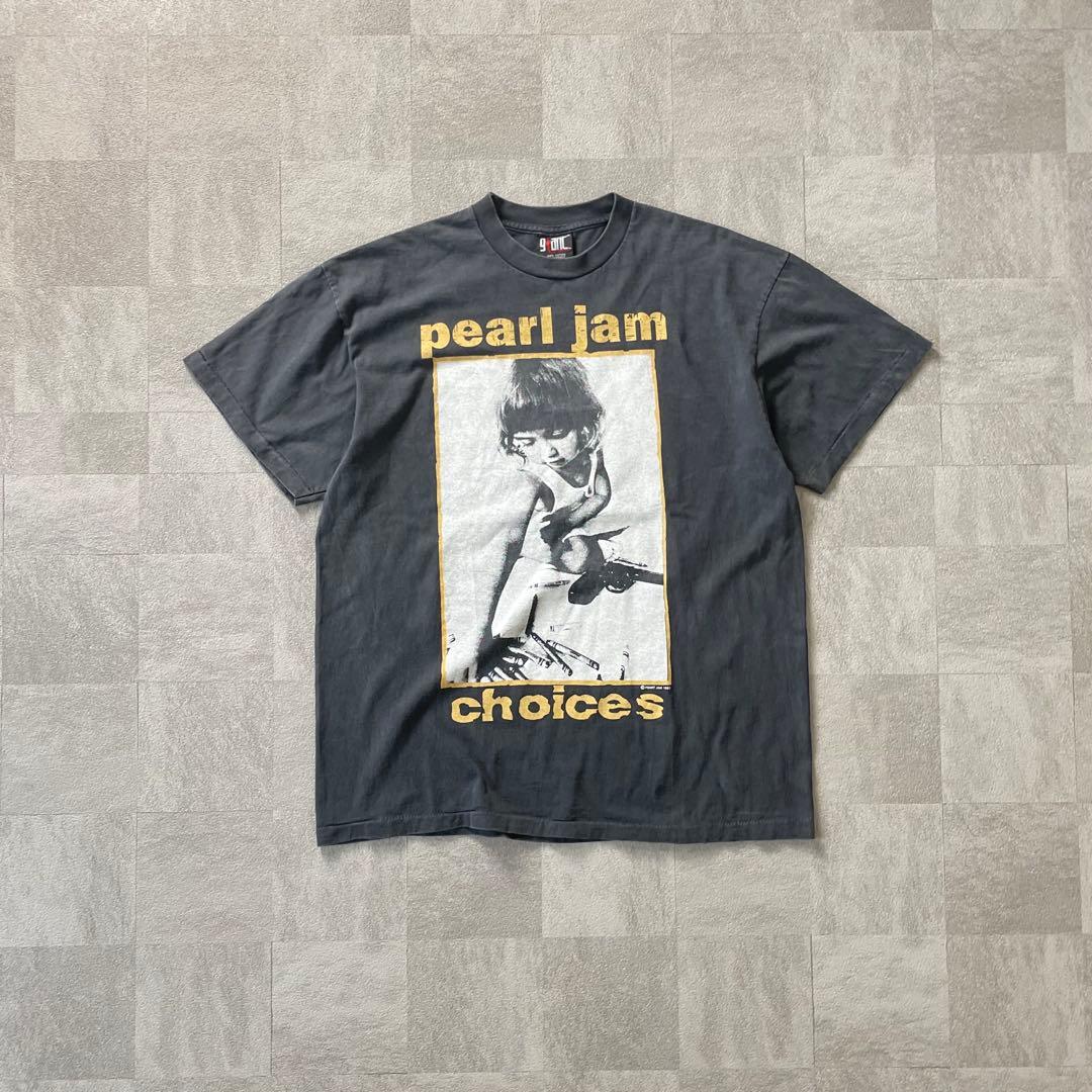 トップス pearl jam choices s/s band tee fade xl