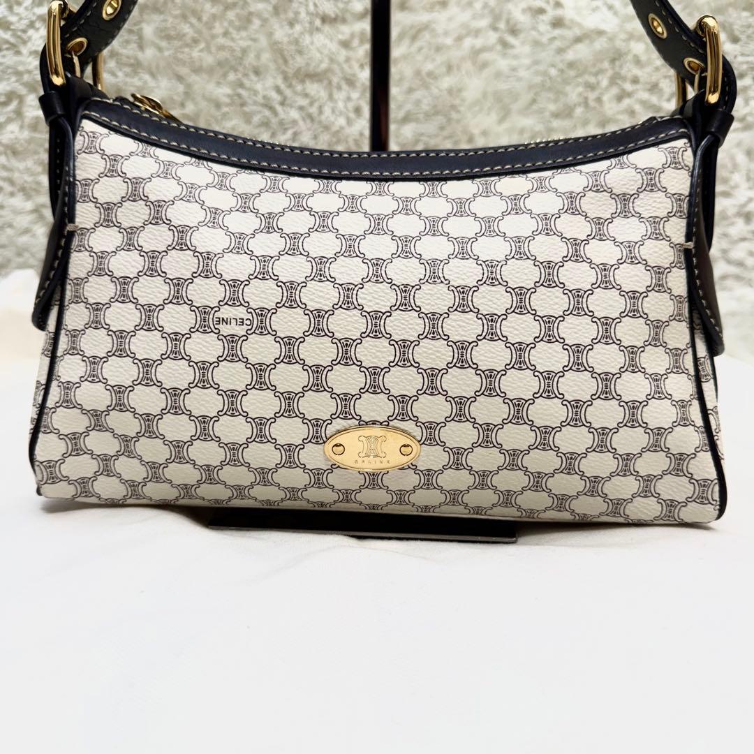 【最終価格】セリーヌ ワンショルダーバッグ アクセサリーポーチ マカダム 90s