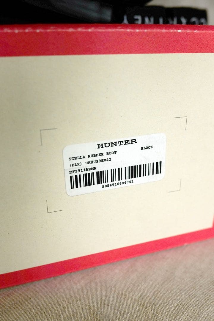 ステラマッカートニーxハンター レインブーツスノーブーツUK8 EU42未使用
