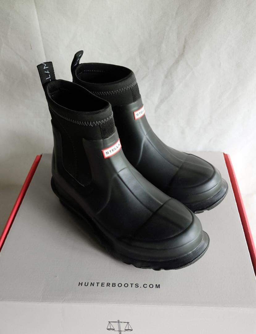 ステラマッカートニーxハンター レインブーツスノーブーツUK8 EU42未使用