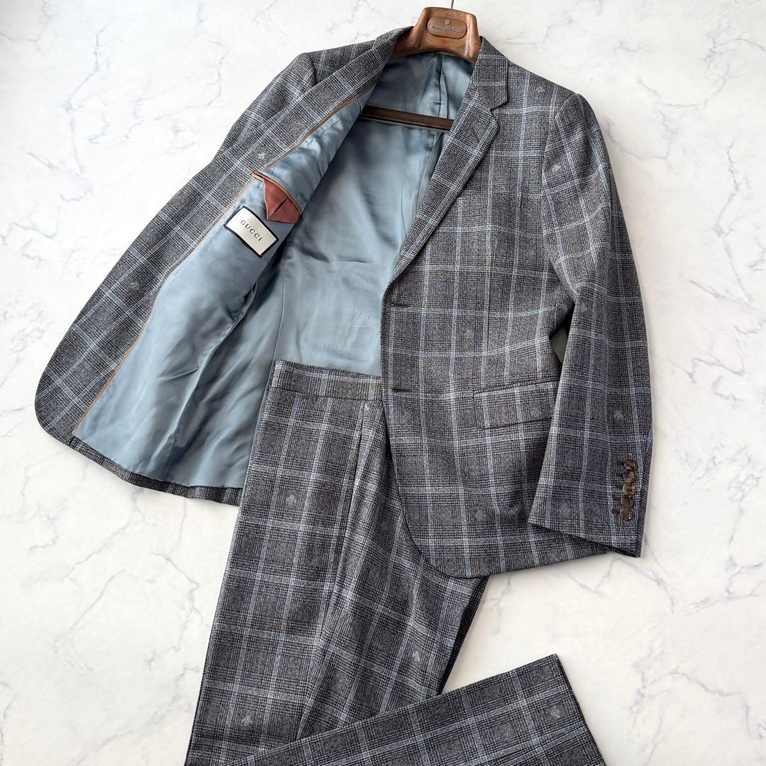 C890定価40万 GUCCI グッチ ジャケット セットアップ スーツ