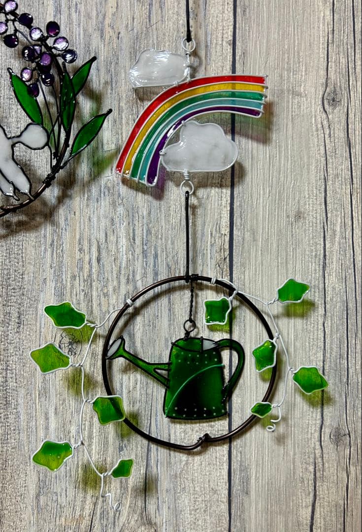 まるまる「ポメチワとトイプードル モービル」2点