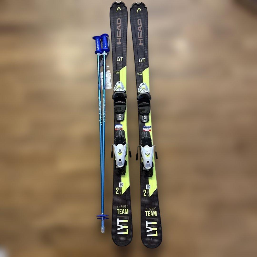 HEAD スキー板　ストック【新品未使用】　子供用