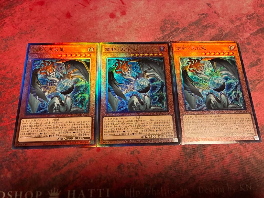 調和ノ天救竜 レリーフ3枚