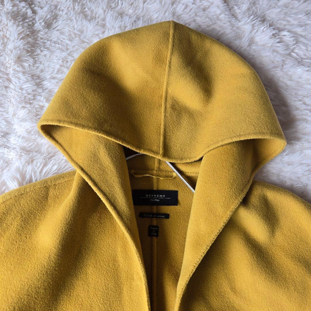 マックスマーラ クチートアマーノ フード付きコート ダブルフェイス L相当