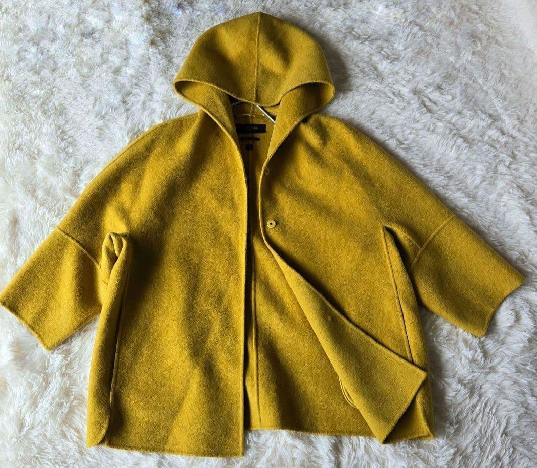 マックスマーラ クチートアマーノ フード付きコート ダブルフェイス L相当