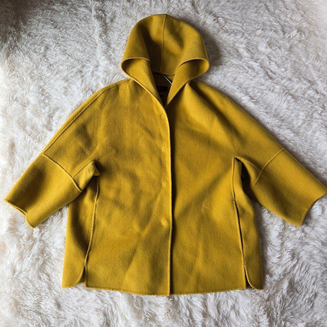 マックスマーラ クチートアマーノ フード付きコート ダブルフェイス L相当