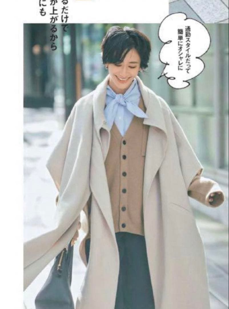 【新品未使用】セルフォード　リバーポンチョコート　ネイビー