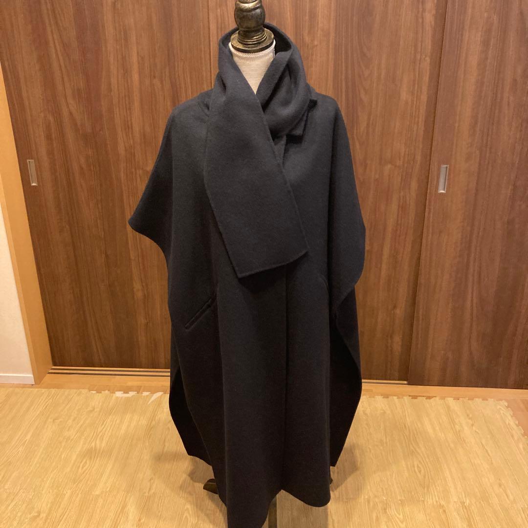 【新品未使用】セルフォード　リバーポンチョコート　ネイビー