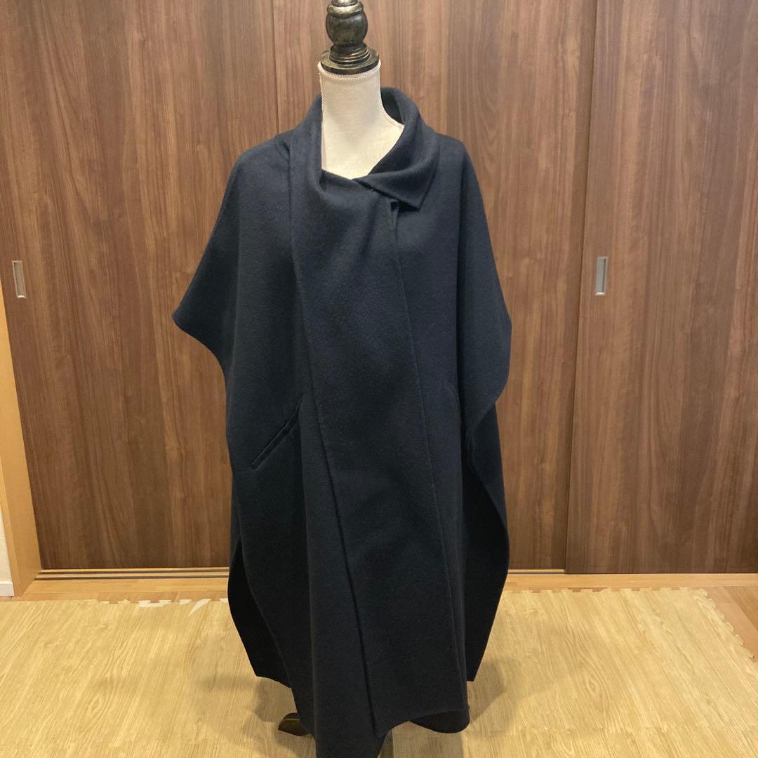 【新品未使用】セルフォード　リバーポンチョコート　ネイビー