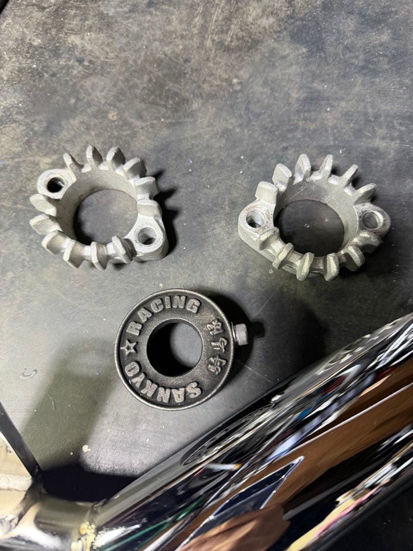 三協オート八木スペシャル改 限定品富士プレート八木カット メッキ gs gsx