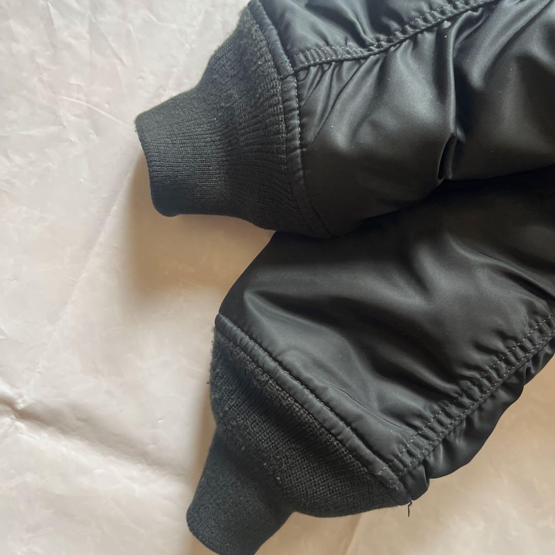 【美品】アルファインダストリーズ MA-1 ブラック　 Mサイズ