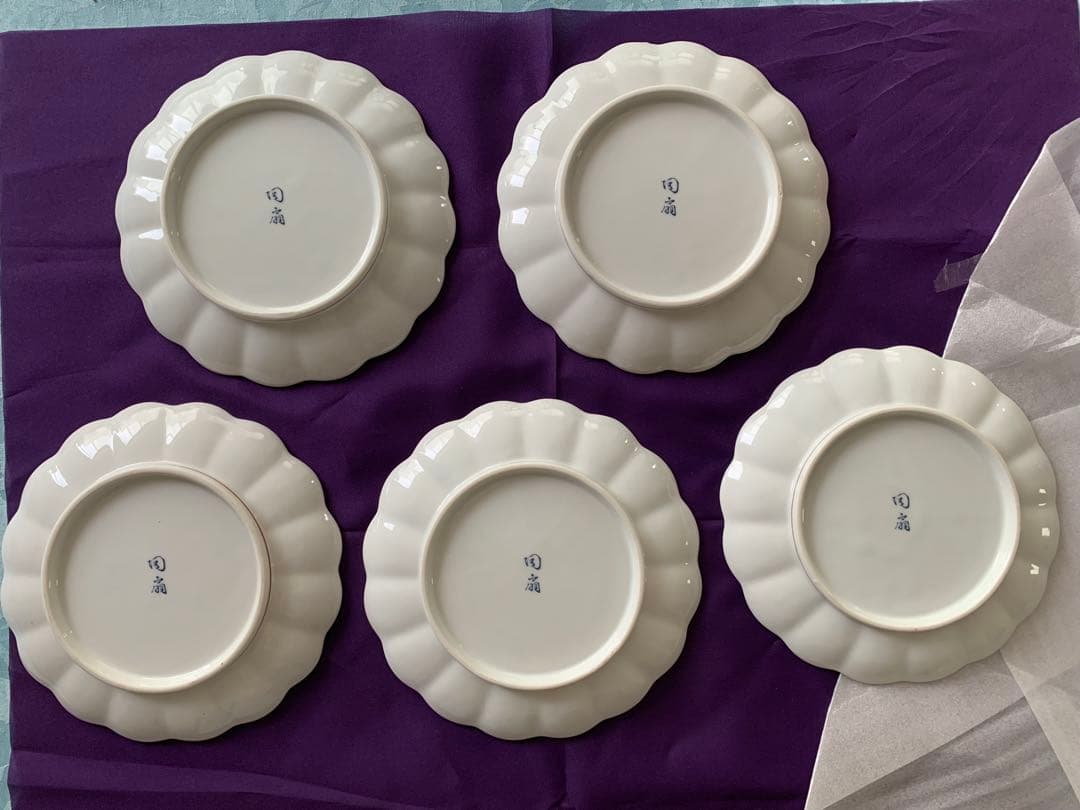 有田焼　古伊万里　陶扇