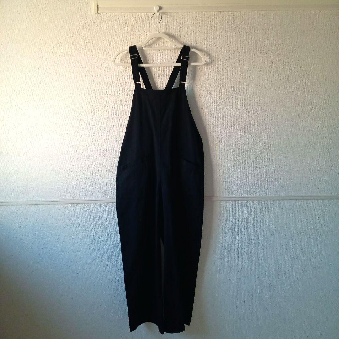 週末お値下げ☆かぐれ バッククロスサロペット ブラック