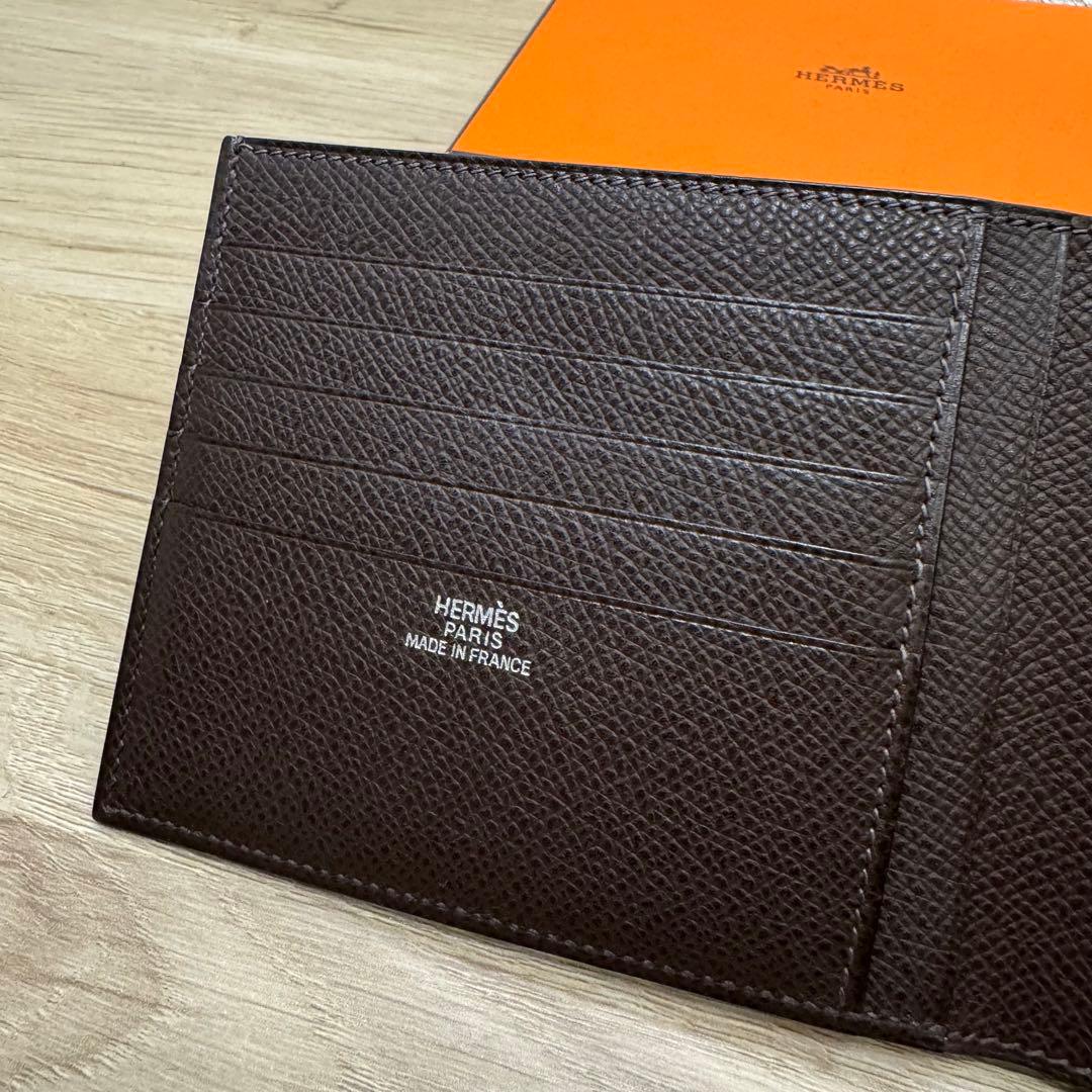 希少 新品 エルメス 財布 二つ折りMC2 ガリレイ ヴォーエプソン