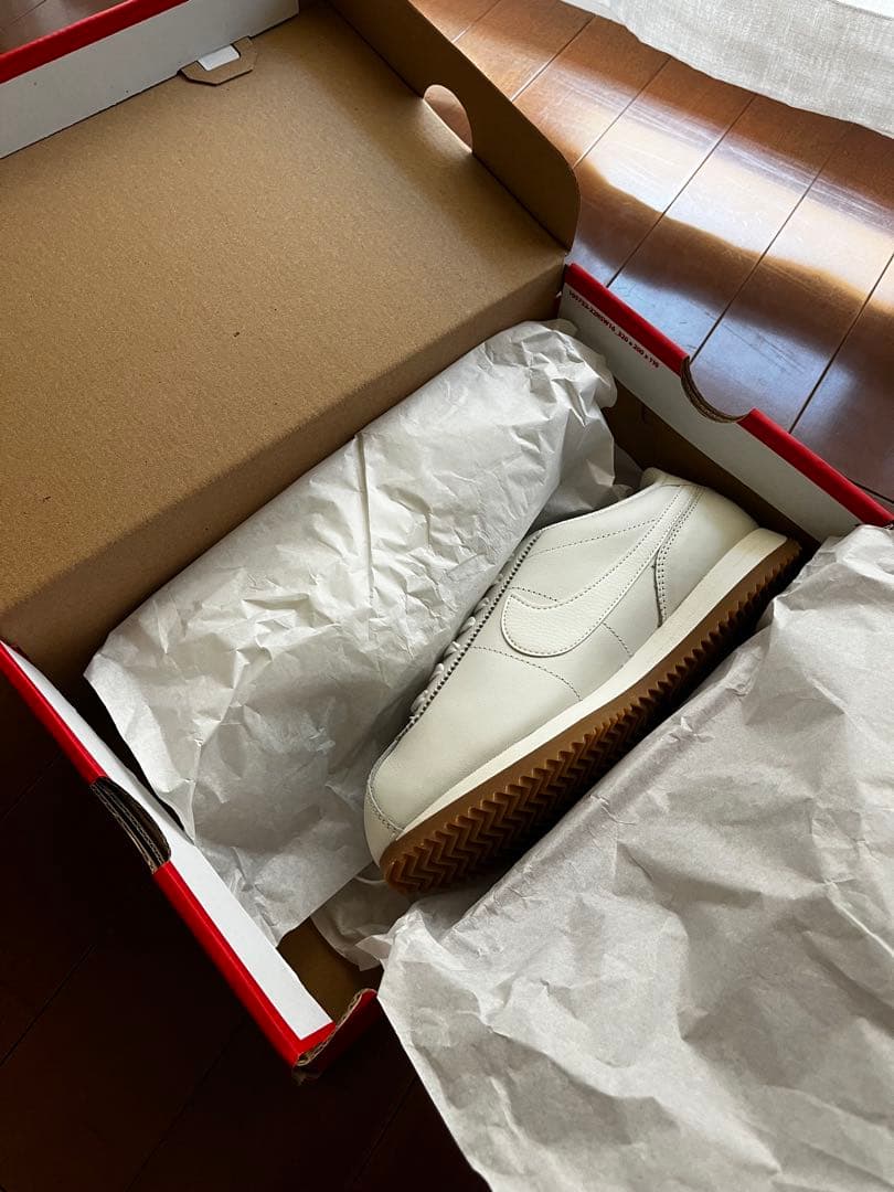 未使用品W Nike CORTEZ SE コルテッツ白オフホワイト24.5