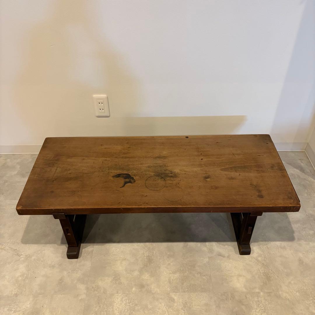 文机　ローテーブル　センターテーブル　レトロデスク　レトロテーブル