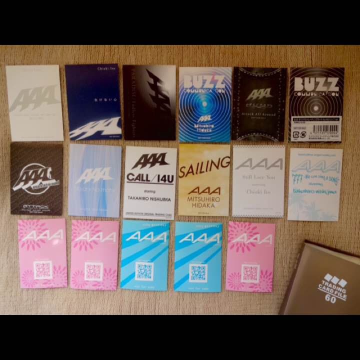 AAAのシングル、アルバム、トレカ