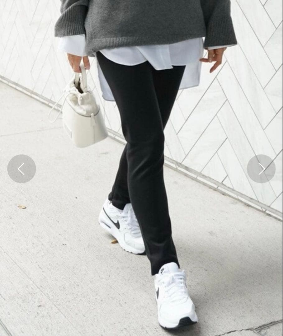 ほぼ未使用　ドゥーズィエムクラス　Zip レギンスパンツ　36