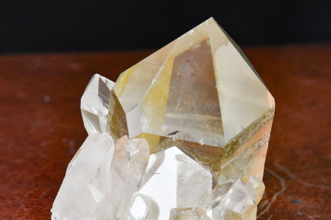 ブラジルミナスジェライス州産 ライトゴールデンヒーラーミニクラスター