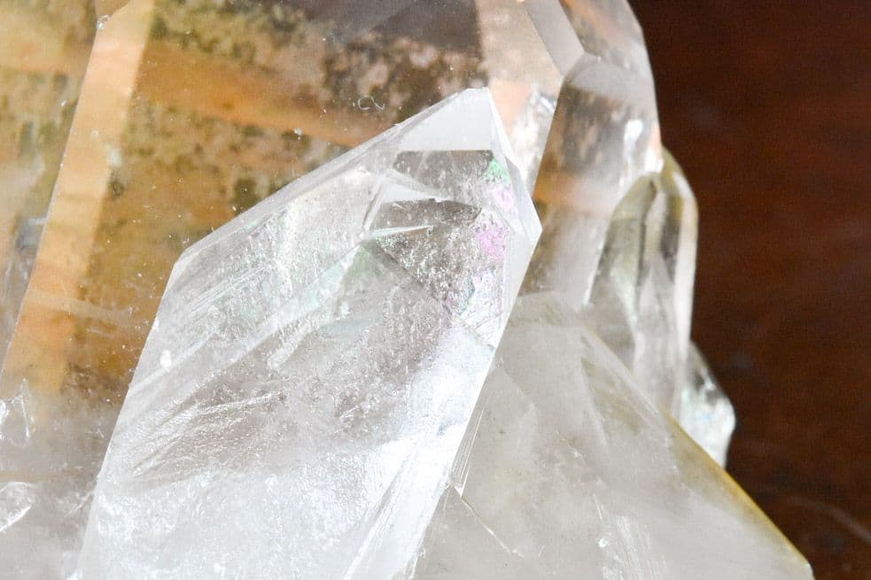 ブラジルミナスジェライス州産 ライトゴールデンヒーラーミニクラスター