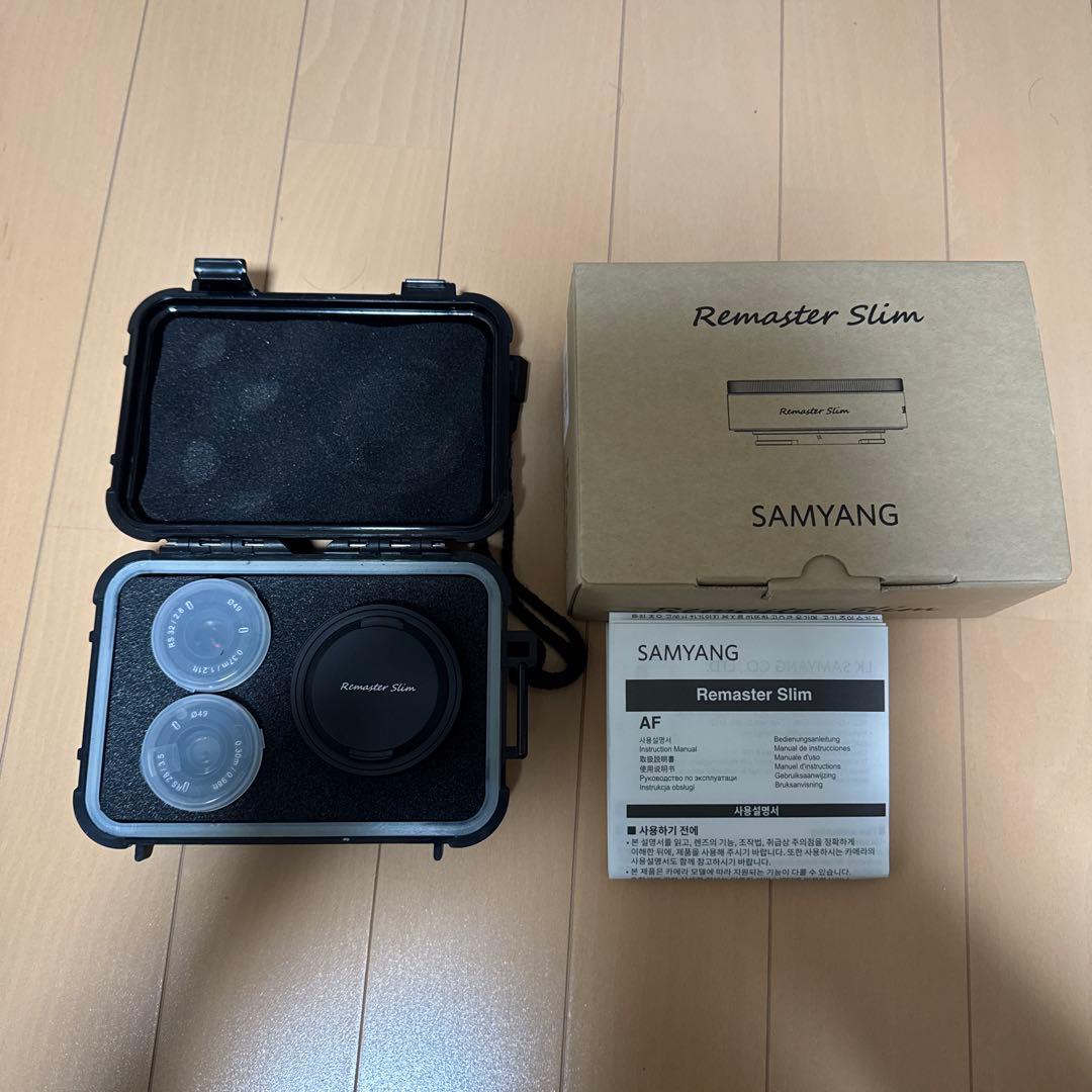 SAMYANG Remaster Slim 単焦点レンズ