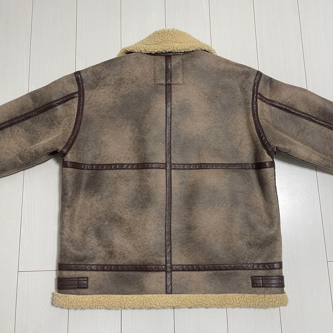 ALPHA INDUSTRIES フェイクムートンジャケットTA1548-012